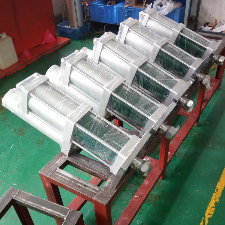 30 Years Factory High Efficiency Mini Double Acting Gas Booster Pneumatic Clamp Cylinder