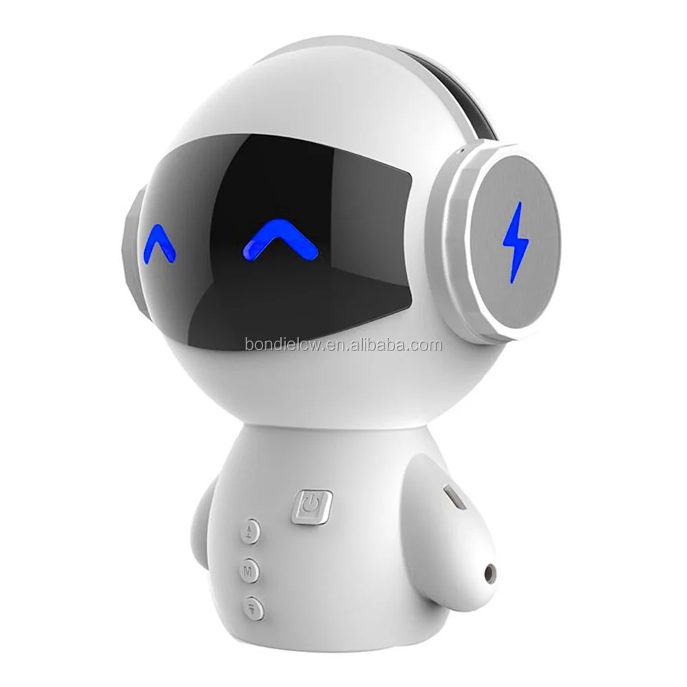 Portable Cartoon Robot BT  Speakers Wireless Stereo Music Palyer Speaker