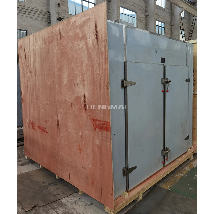 Large capacity tray type clay bricks hot air circulation drying oven machine dryer dehydrator manufactures