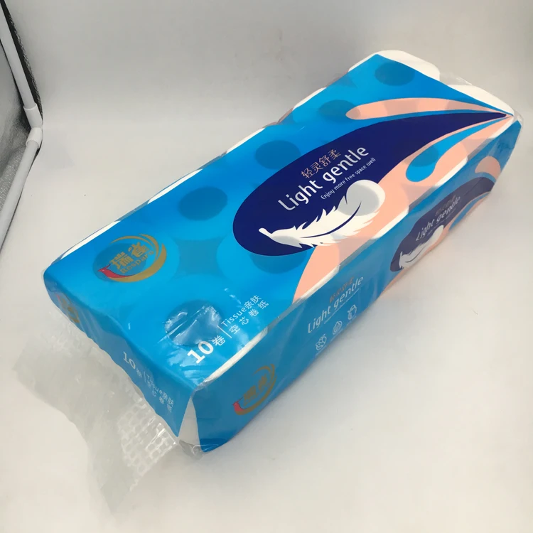 2Ply 3Ply 4Ply  Wholesale Virgin Wood Pulp Core Toilet Paper Roll