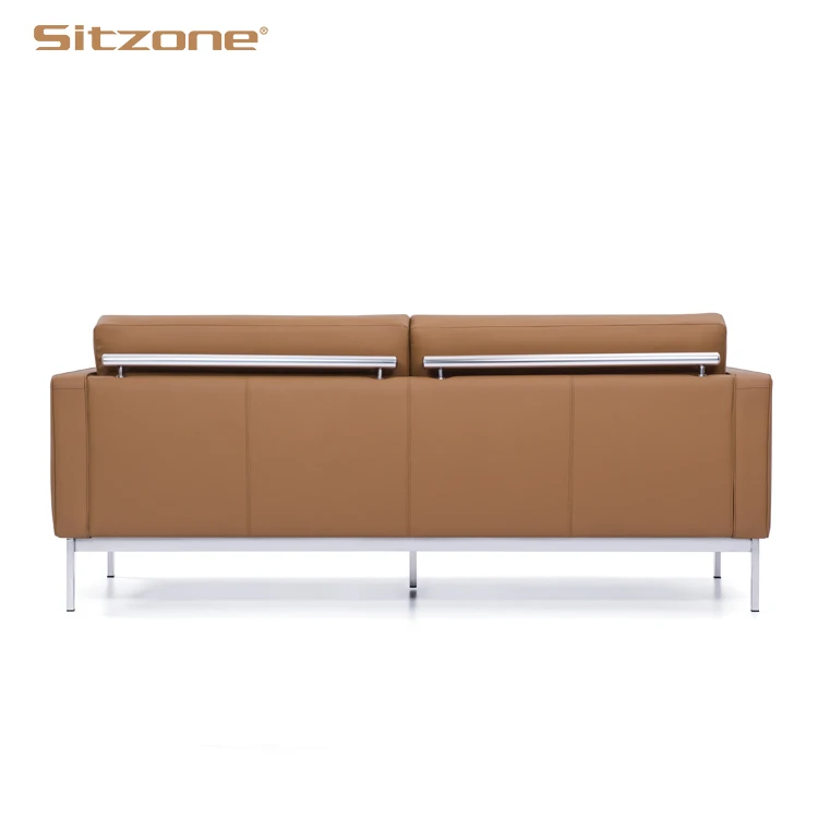 Knock Down Packing Office Faux Leather Couch Sets Living Room Furniture