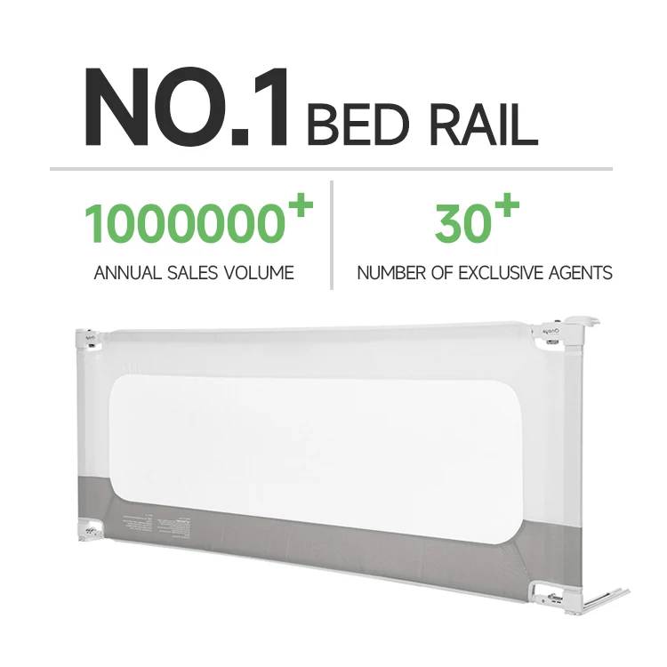 More Sturdy Toddler Baby Bed Rail Guard Healthy Material Protection Safety Barrier Avoid Slipping Bed Rails for Baby
