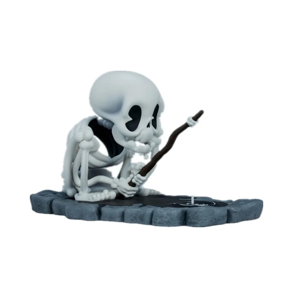 Custom Plastic Vinyl Toy Manufacturer PVC figurines Cartoon skull miniature 3d model