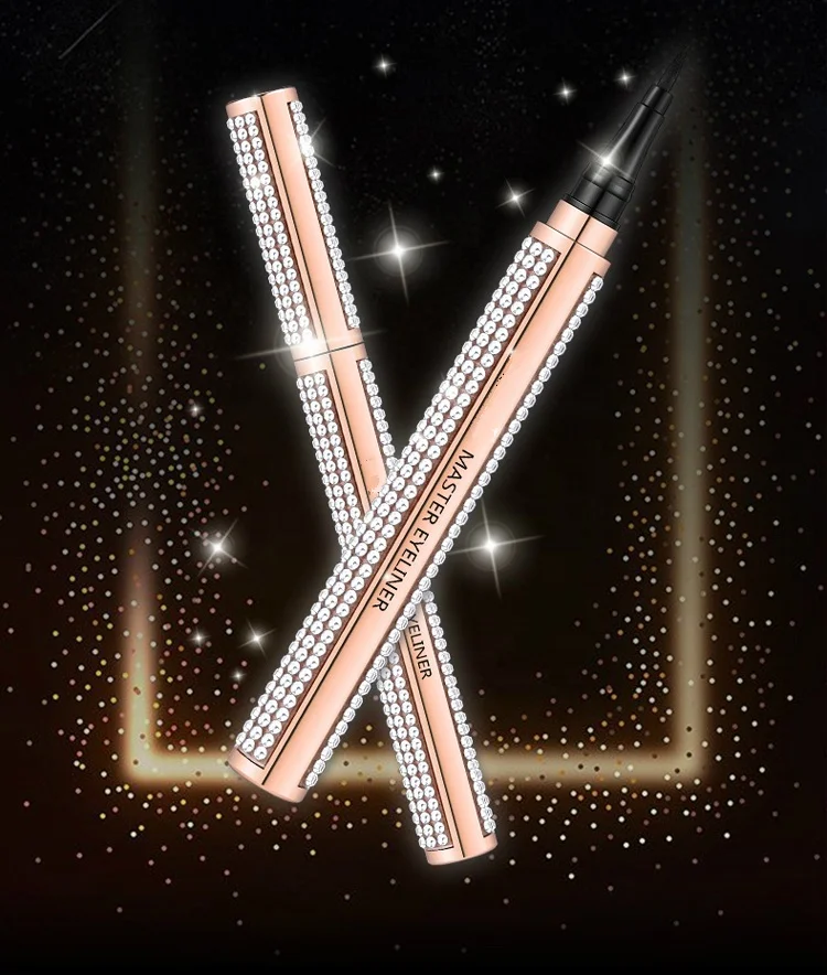 Zhenhai hot selling private label wholesale long lasting liquid eye liner eyeliner diamond eyeliner