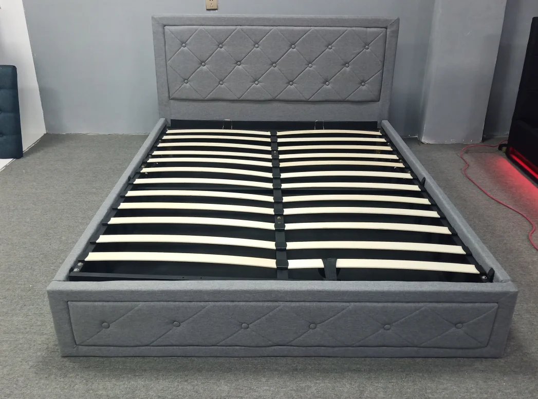 Французская мебель для спальни индивидуальная Европейская кожаная кровать с хранением