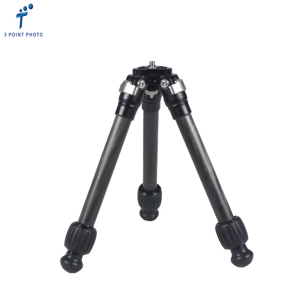 Carbon Fiber Tripod Extended Professional Table Stand Camera Live Tripod Adjustable Height with 1/4 Screw Tripod for SLR Camera