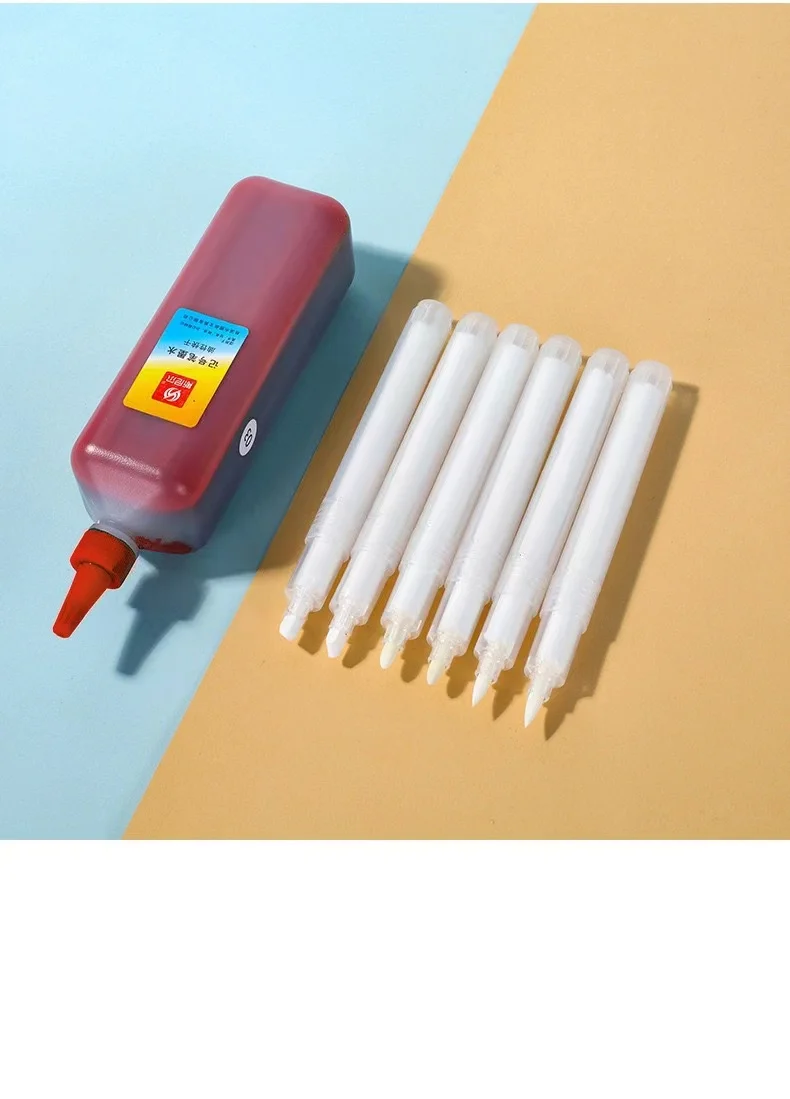 DIY empty marker cotton core : Chisel/Round/Fine point   3mm 5mm  6mm  empty  marker  for Chalkboard