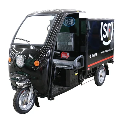 Hot Sale 48V 800W Battery Tricycle with Cabin for Express