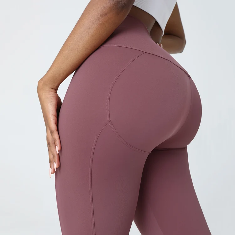  Wholesale 2021 OEM Design Tummy Control Body Shaping High Waisted Yoga Pants