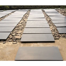 High Quality Natural Light Grey Basalt Sawn Cut Stone Flooring Tile