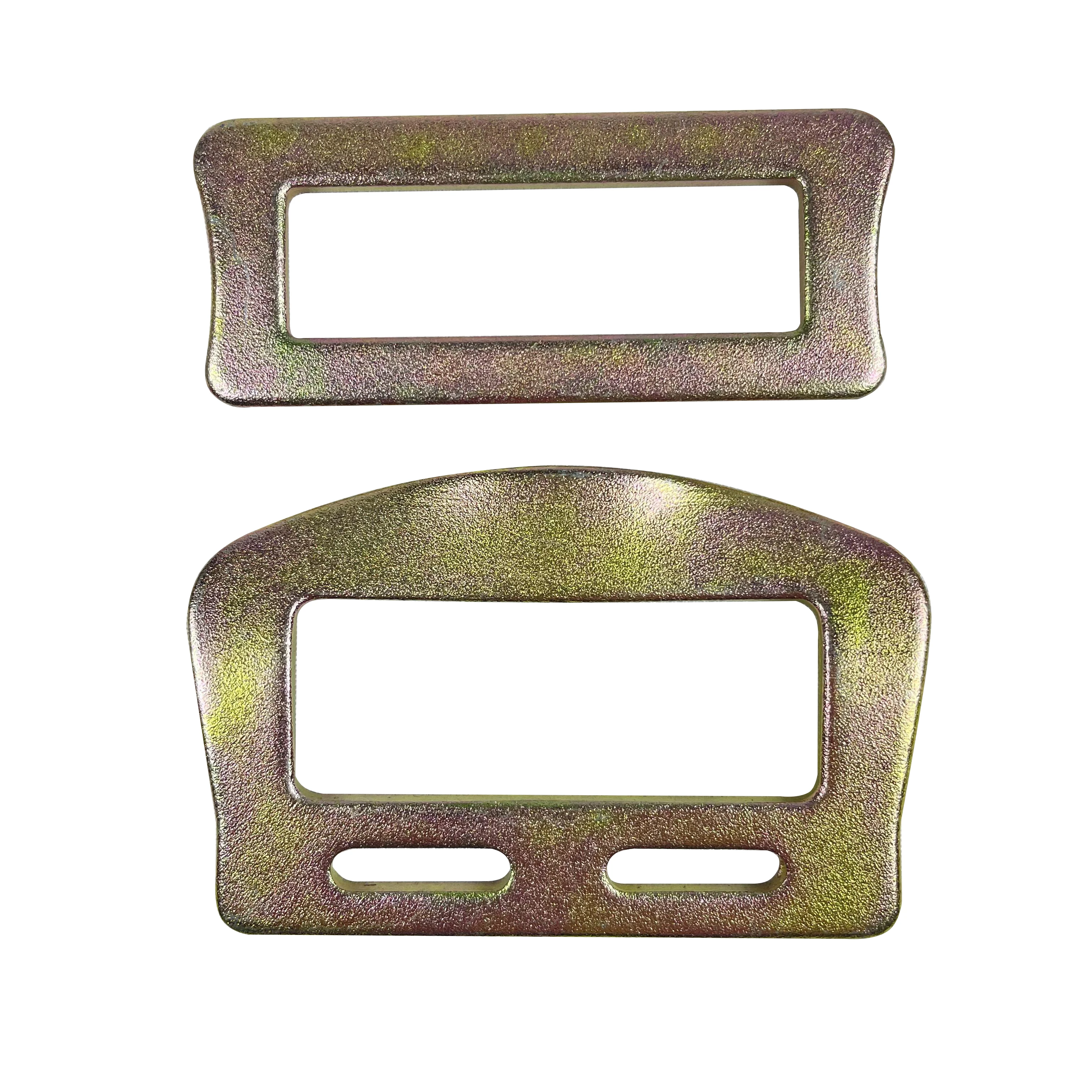 Wholesale factory price color custom adjustable hardware tri glide belt buckles for straps webbing