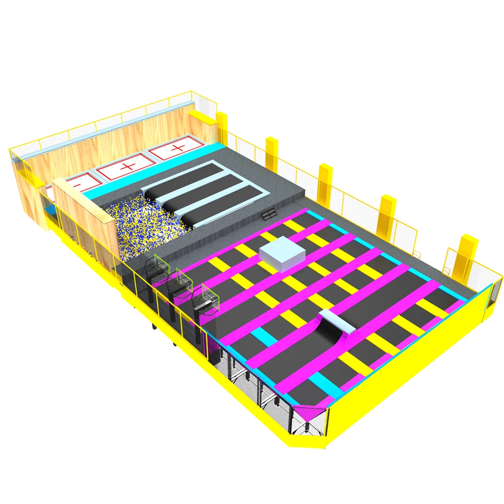 
Trampoline Park Activities Park Children Indoor Trampoline Parks OL-BC019 