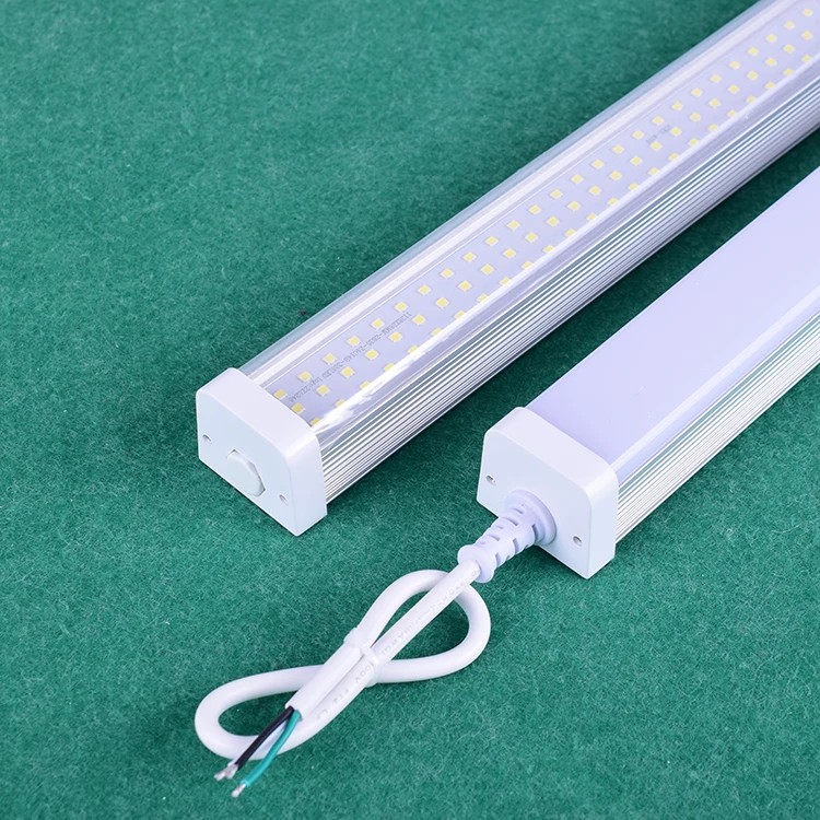 18w/30w/45w/60w Aluminum Housing IP55 Led Tube Triproof Light With Emergency Dimmable