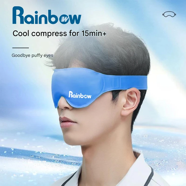 World-bio Eye Mask Hot Cold Therapy Ice Water Sleeping Mask Gel Ice Pack Reusable Ice Headache Relief Gel Eye Mask