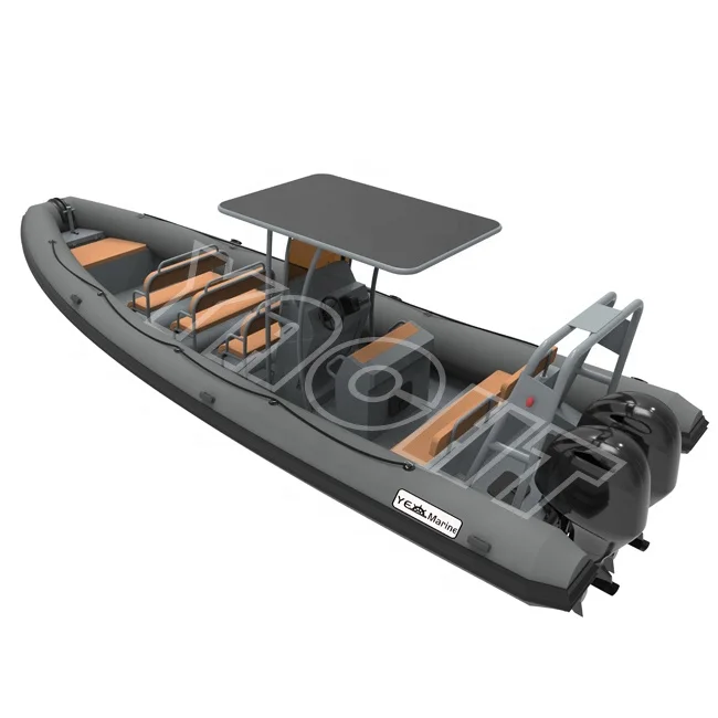 Patrol 26ft Rib860 жесткий алюминиевый двойной корпус Orca Hypalon/ПВХ надувные лодки