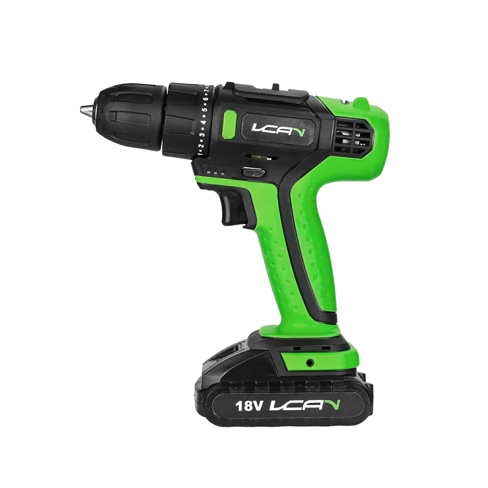 
Household 18V Cordless Drill 2 Speed Drill Cordless 17+1 Cordless Drill With LED Light 