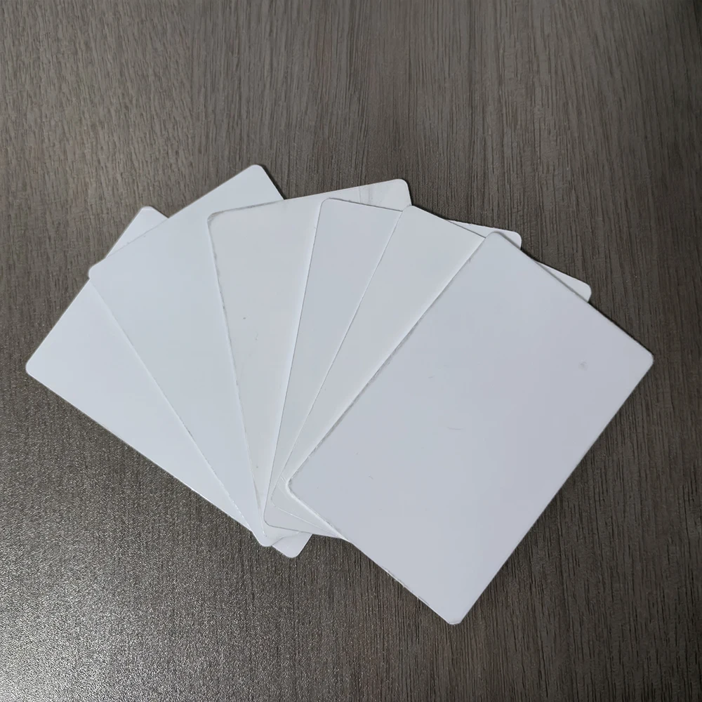 Most popular customize 1mm thickness glossy white 86*54mm metal aluminum business cards sublimation blanks business card