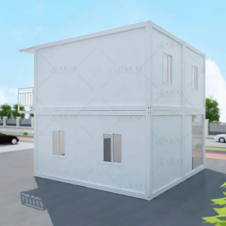 2 Storey Prefab Container Home Living Container Home Shipping Container Home With Bathroom And Toilet