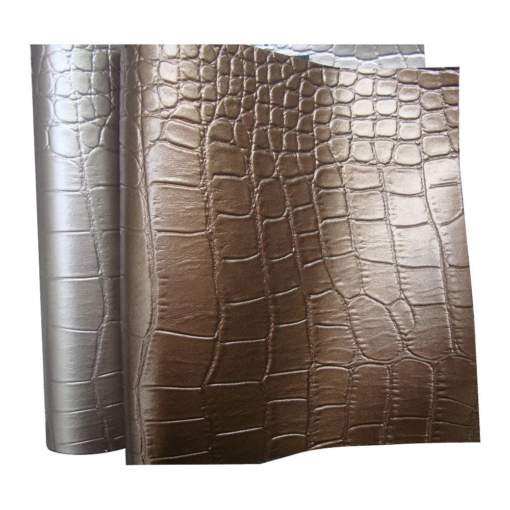 Crocodile Skin Sofa Leather Fabric Crocodile Synthetic Leather Fabric For Sofa Upholstery