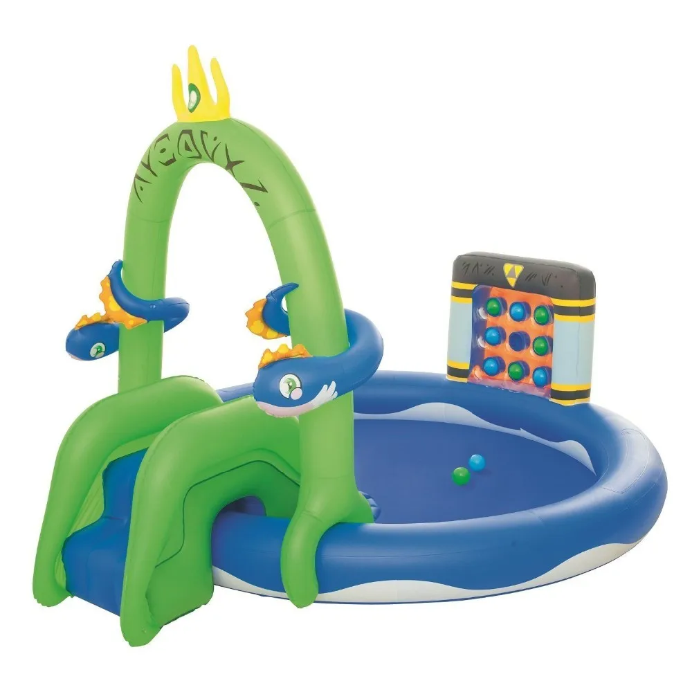 Sporting Goods 91'x 76'x 59' amusement park equipment Mini Baby Residential Kids Inflatable Floating Swimming Pool Slide