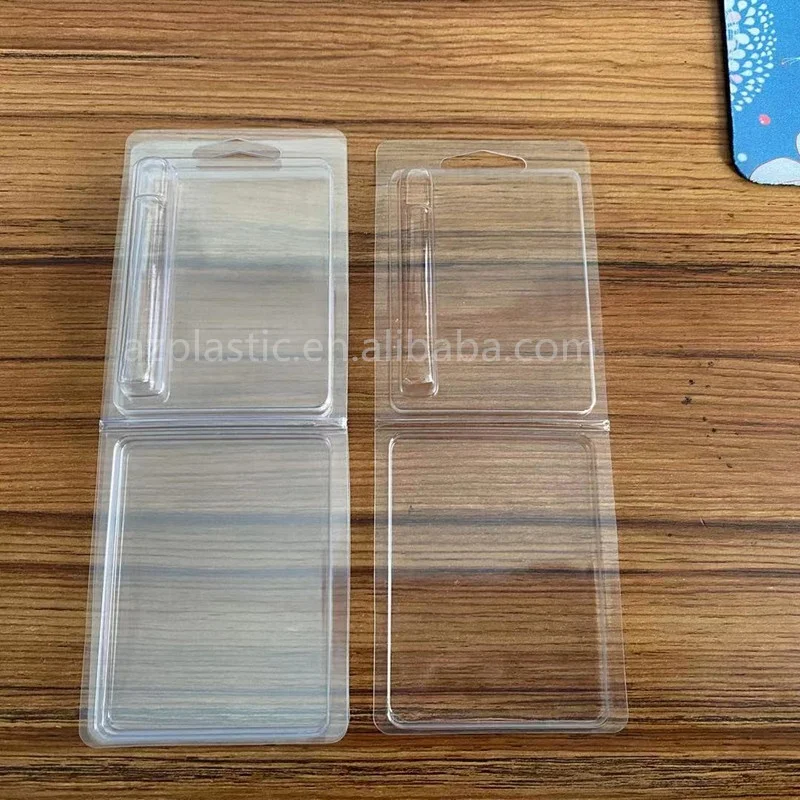 Clear Customize Extract Oil 0.5ml 1ml Cartridge Clamshell Plastic Blister Packaging