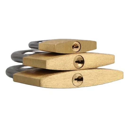 Sample available good quality high security thin type 25mm brass padlock