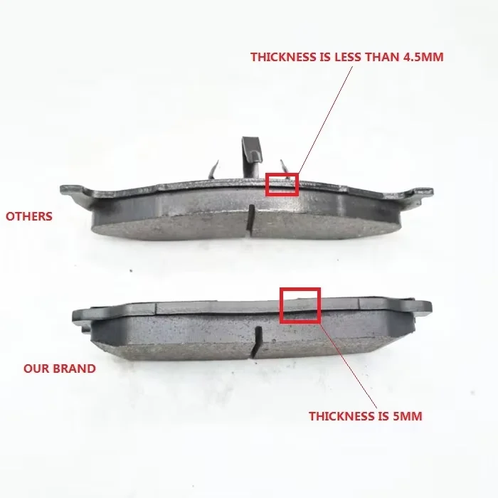 USEKA 04465-60020 04491-60170 front brake pad  for Toyota  Land Cruiser FJ80 Lexus LX450
