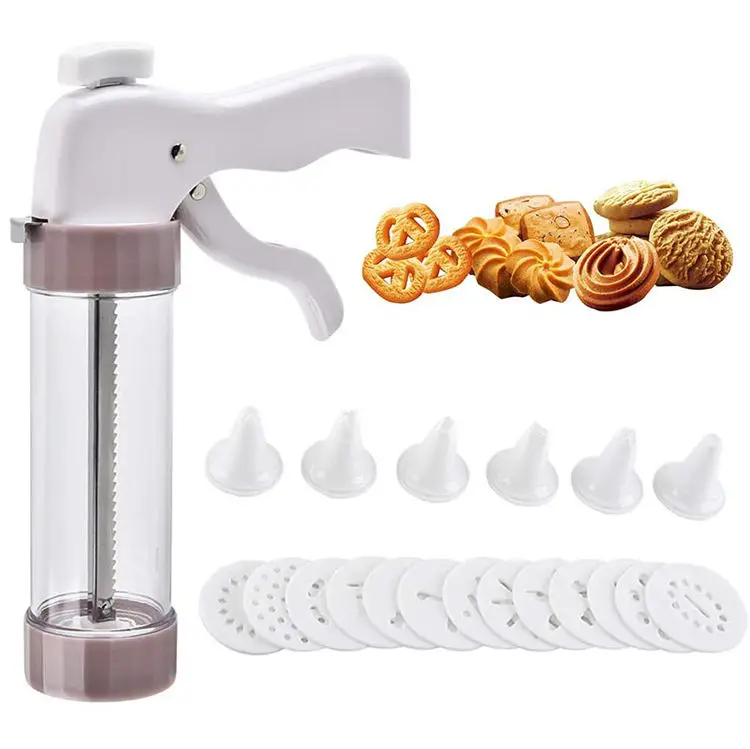 2023New Hot Product Comfort Grip Cookie Press Suppliers Mini Spritz Cookie Press Manual Cookies Cutter Press Biscuit For Kitchen