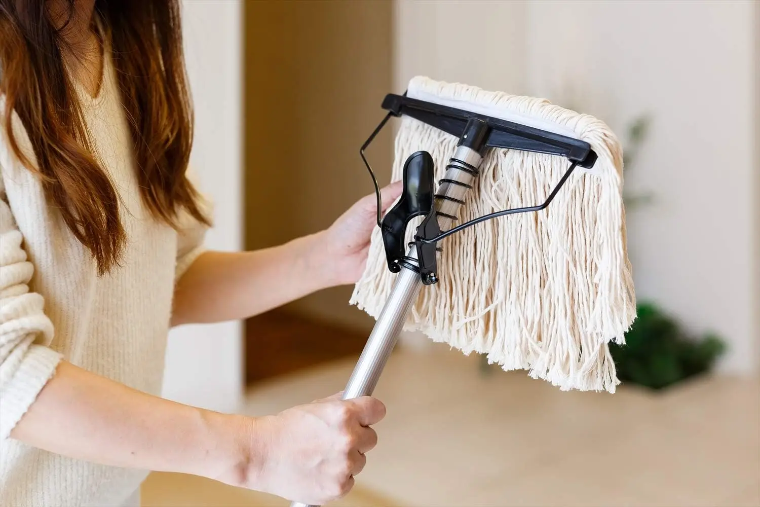 Cotton mop head Refill Kentucky Japan mop Replacement Wet Mop Head