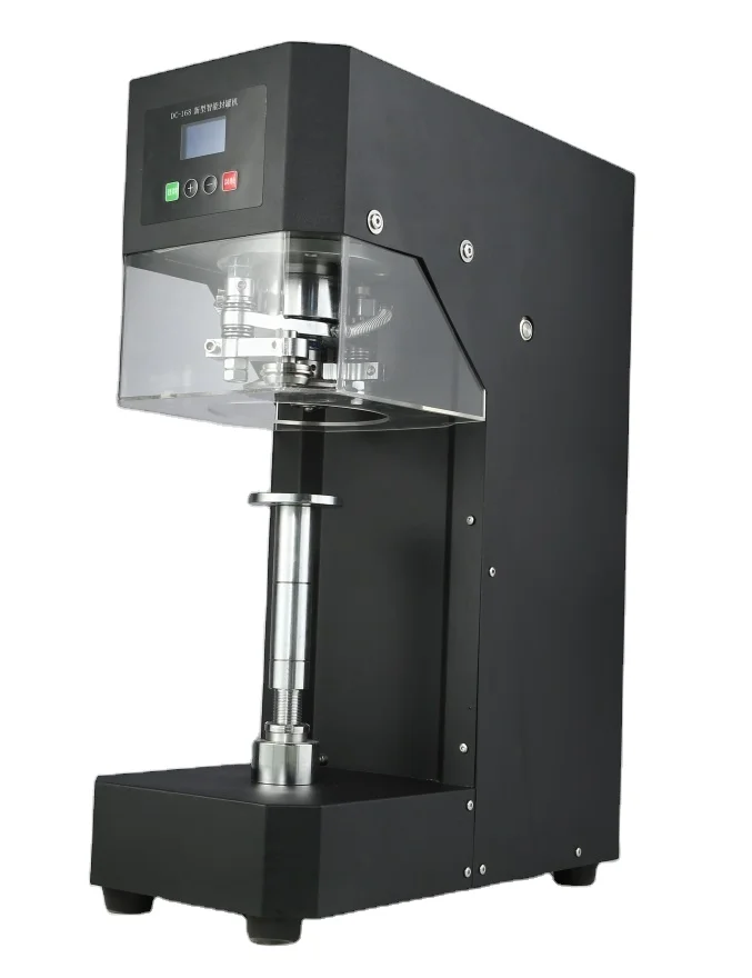 
JIMA Full-automatic beverage can seamer sealing machine,plastic seal machine for coffer bar juice bar juice shop 