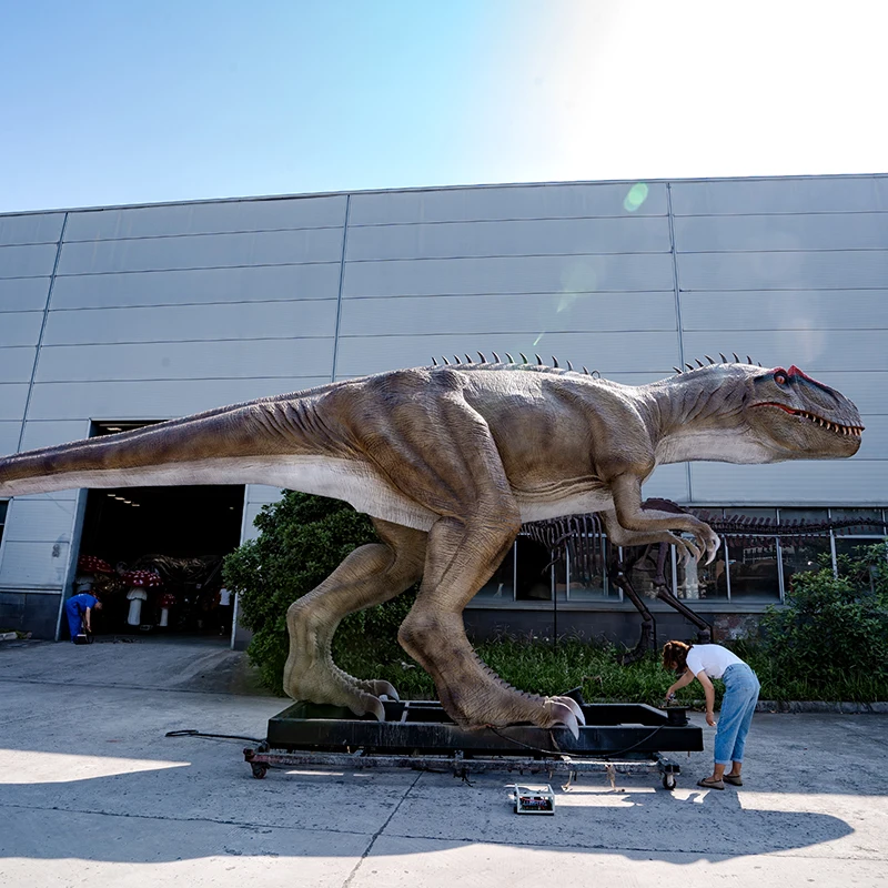 Zigong Animatronic Dinosaur  Factory Large Life Size Dinosaurio supplier For Jussic Theme Park Dino