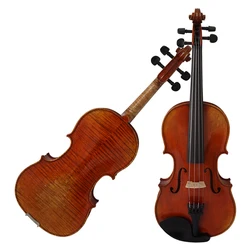 China handmade wholesale price high quality painted antique brown professional violin for sale Including foam case made in China