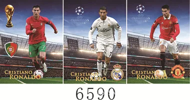 Wholesale Custom ecofriendly Marvel Messi Ronaldo Horrible movie Sports Stars James Bryan 3D Flip Lenticular Manga Anime Poster