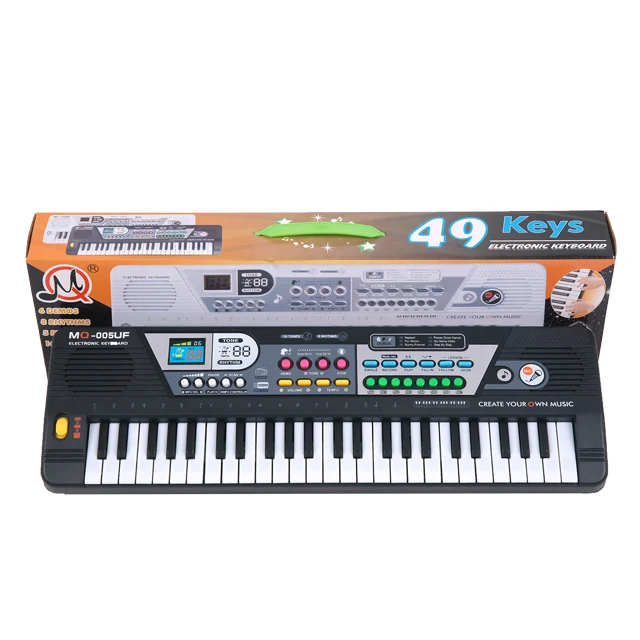 Забавные 49 клавиш пианино Детские музыкальные игрушки пианино клавиатура электронный орган