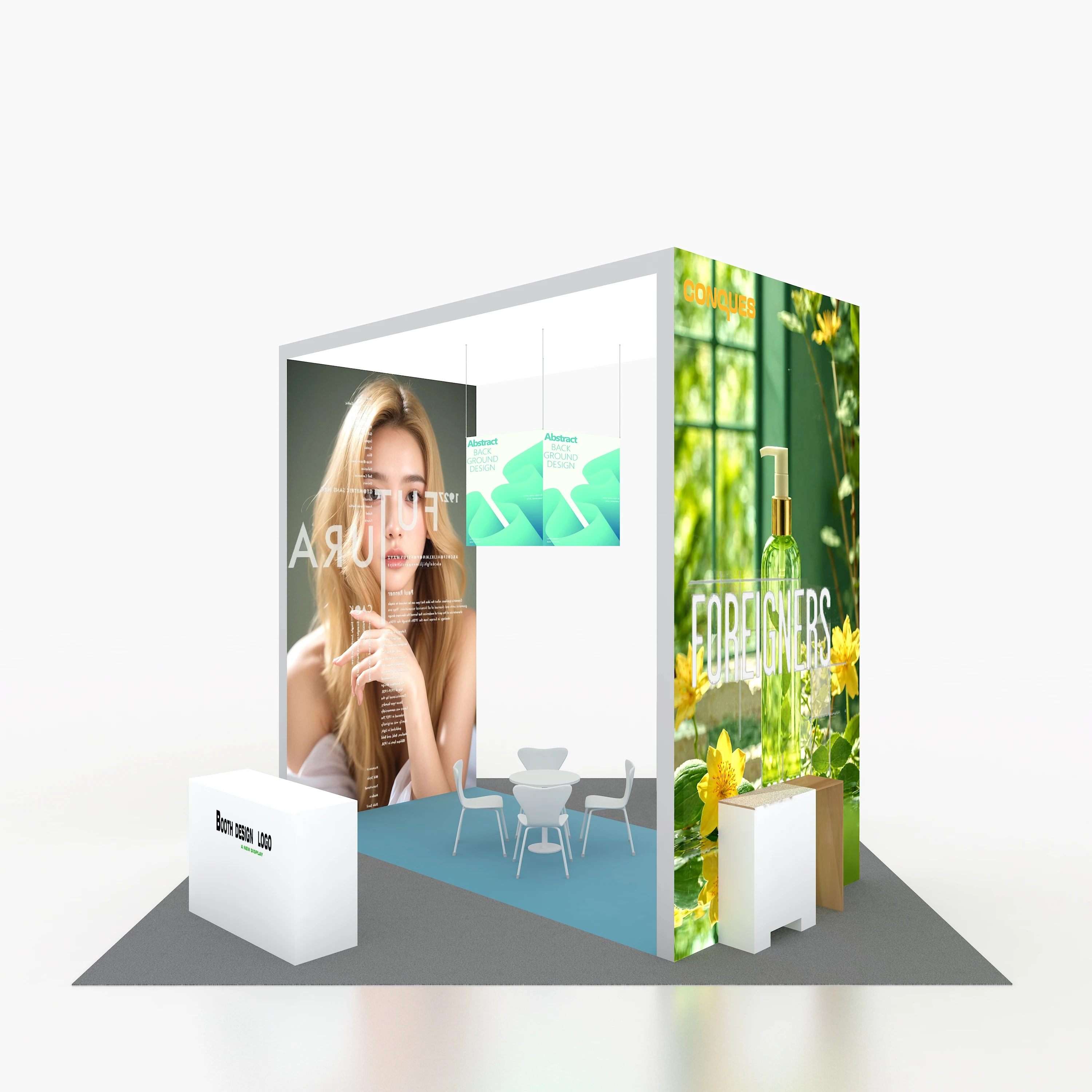 Customized Big Design Exhibition Trade Show Booth Stand Display