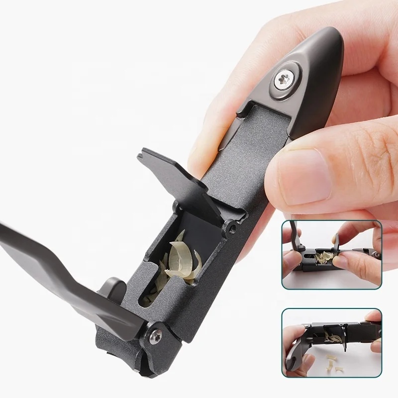 Best Large Mantis Nail Clipper Toenail Stainless Steel Single Manicure Tool Professional Nail Clipper Cutter Catcher