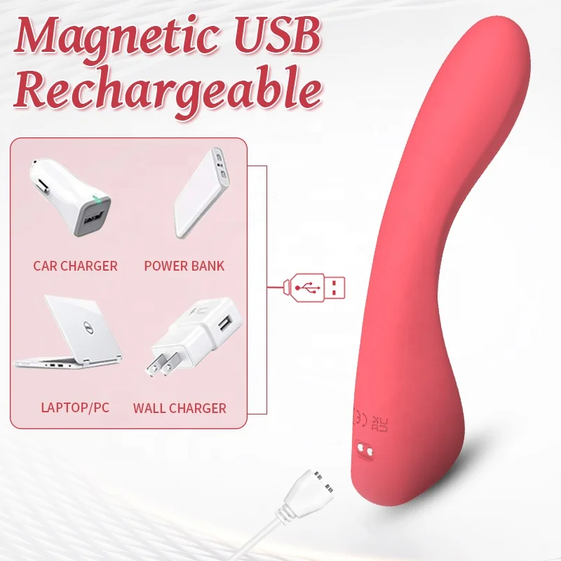 Elegant design g spot vibrator for women with 10 vibration modes dildo massager G&C stimulation sex toys for women