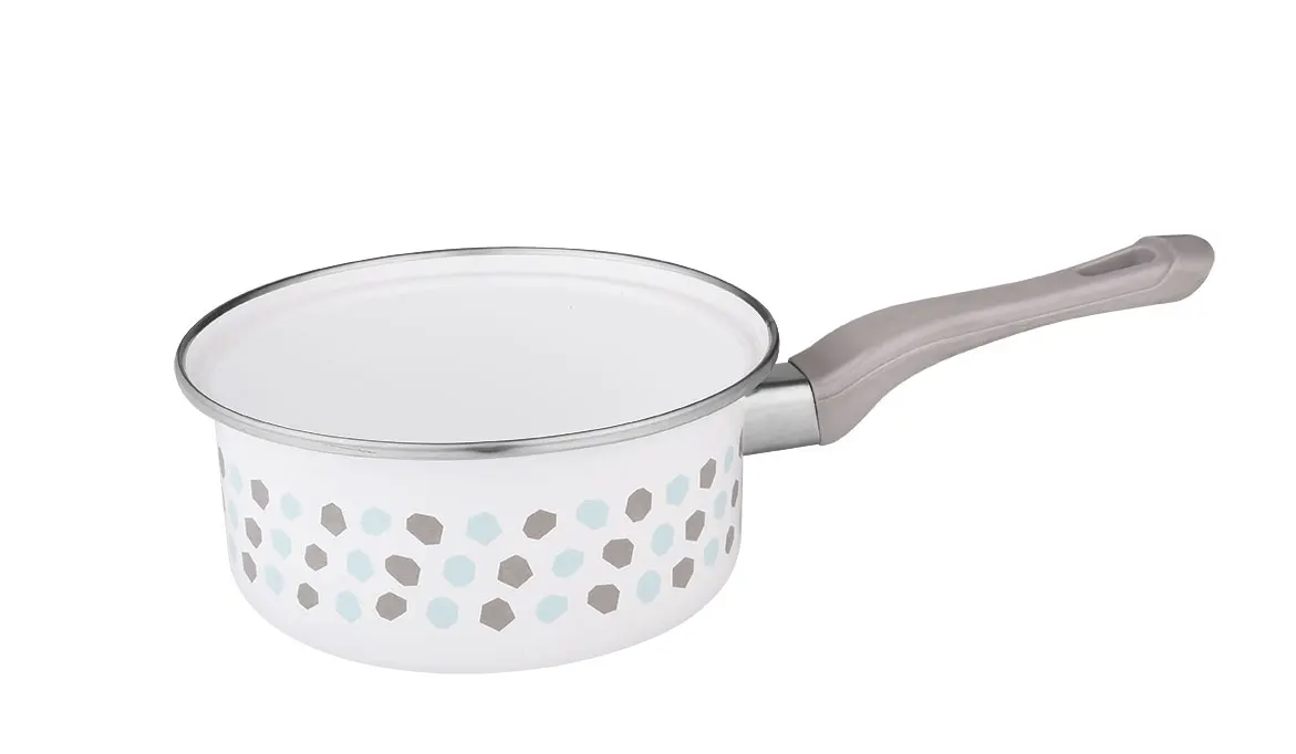 Steel Enamel Sauce Pan 0.8L, 1.2L, 1.5L series ZXN