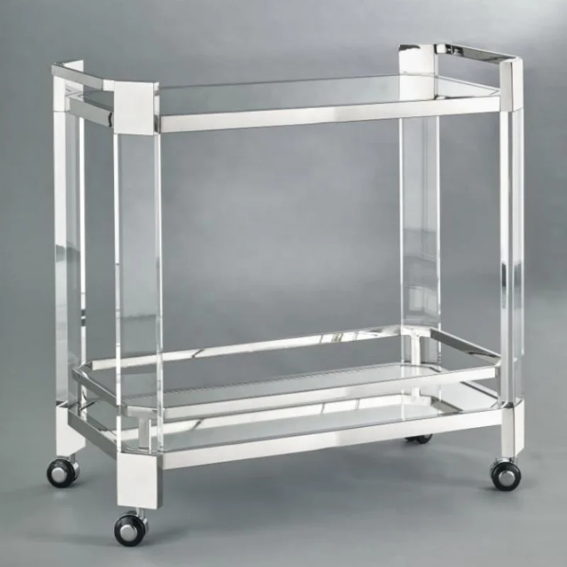 
Gold King mobile Hote Serving Cart/ Bar Wine Cart 