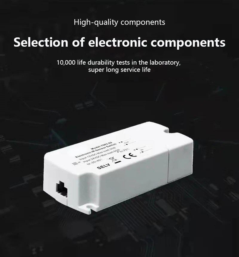 Умный сенсорный выключатель для ванной комнаты зеркальный переключатель с 220 В/240 в 12 В/24 В автоматический инфракрасный датчиком движения