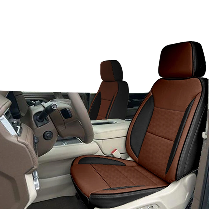 Factory Wholesale Full set high quality durable car seat cover custom fit original leather car seat covers For GMC Yukon