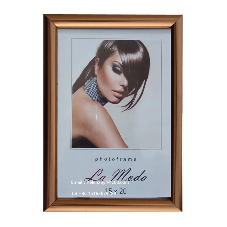 Fine workmanship factory made glass plastic photo frame 10X15 13X18 18X24 15X20 21X29.7 30X40 40x50 CM picture frame