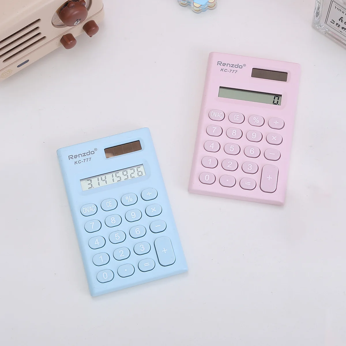 POSH DREAMS 9.6*6CM small portable MINI student-specific scientific calculator 8 digits