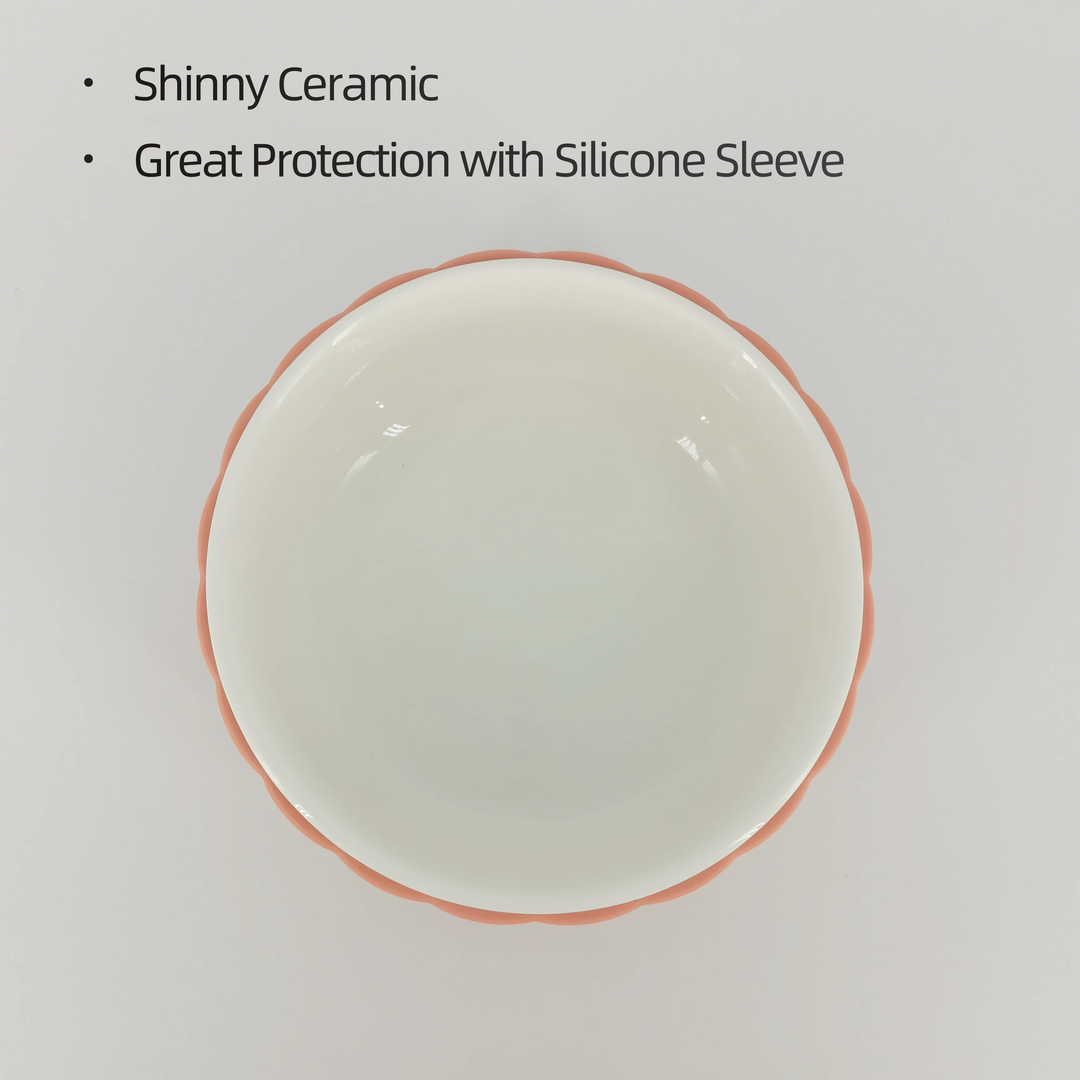 Kids Ceramic Dinnerware Bowl Nordic Feeding Nursing Silicone Bpa Free Ceramic Baby Bowl With Cover