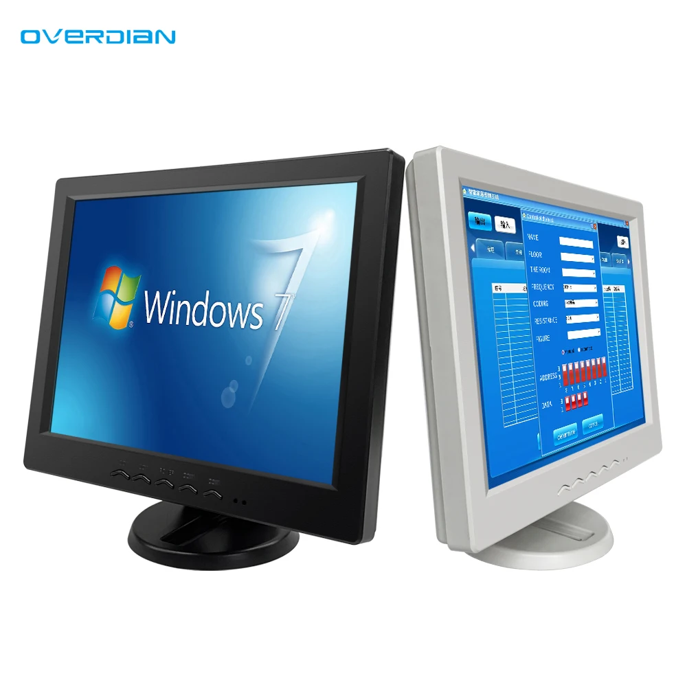 Industrial Plastic Case Multi Purpose Led Hd Display 19 Inch Cctv Monitor With Bnc Input