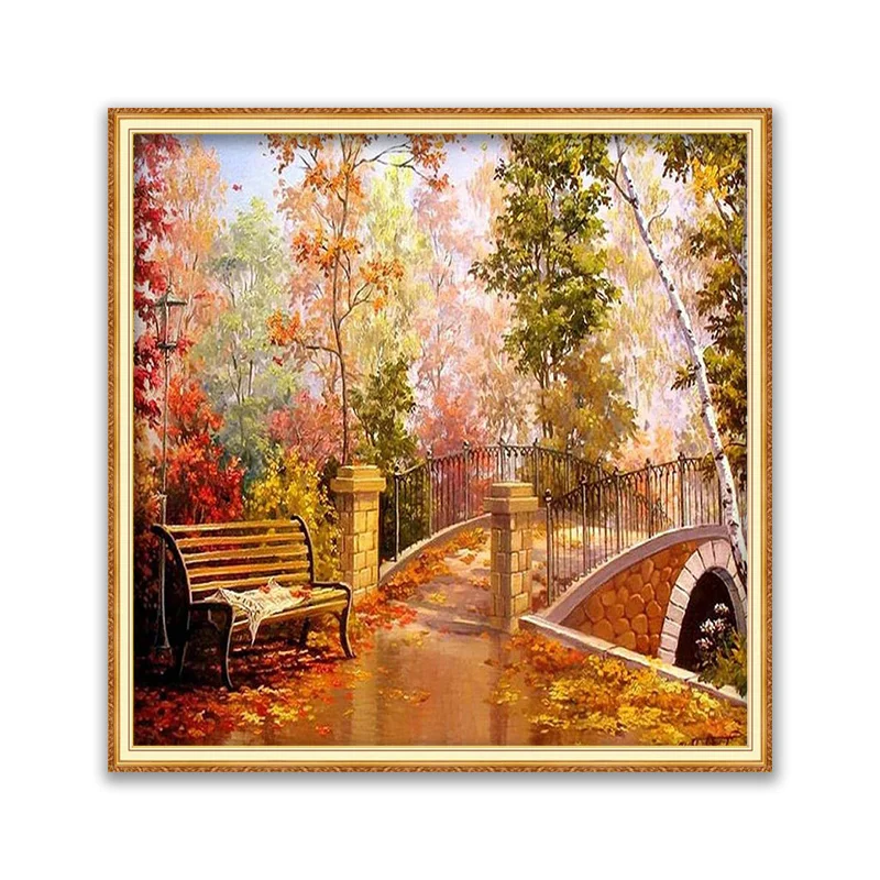 Meian wholesale Accessory cross stitch at cambodia Painting Canvas Wall Art for wholesales