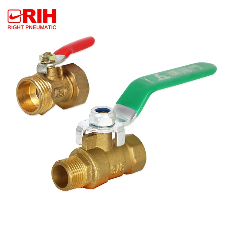 Brass ball valve, inner and outer threaded ball valve, QMF copper valve, pneumatic small valve, pneumatic ball valve switch