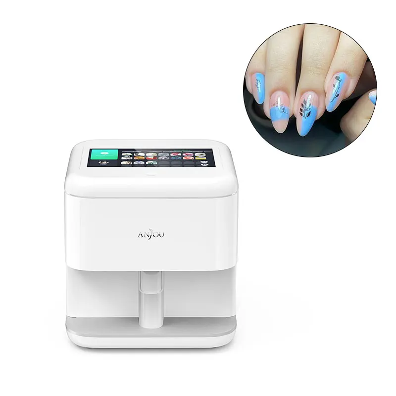 Beauty salon personal use wifi wireless mobile digital nail nails printer 3d wholesale price stock in hand