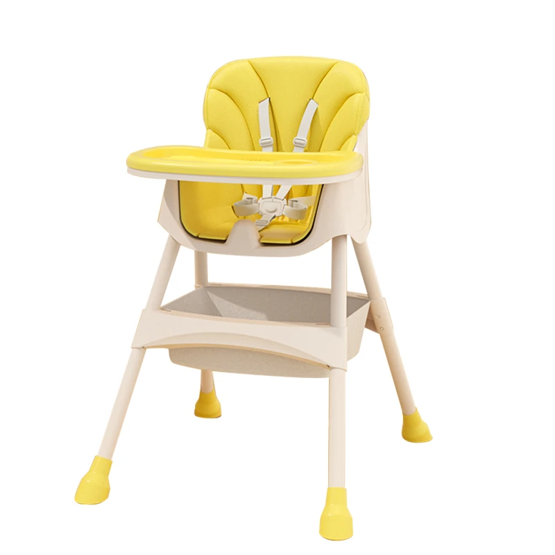 
2021 New design multifunctional foldable adjustable portable high chair feeding seat baby 4 in 1 high chair 