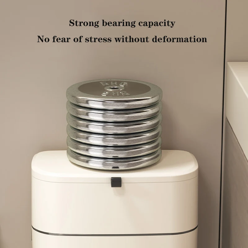 Load-bearing strong hanging household trash can kitchen preferred non-punching bent wall hanging trash can